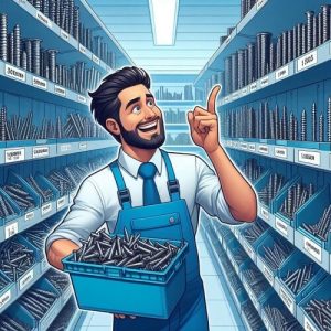 پیچ شش گوش نیم دنده